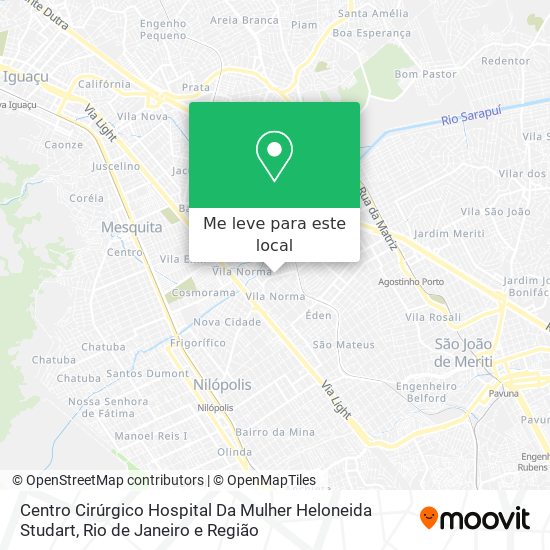 Centro Cirúrgico Hospital Da Mulher Heloneida Studart mapa