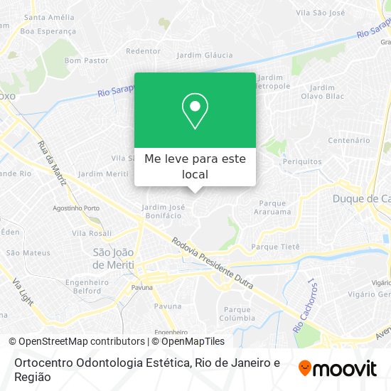 Ortocentro Odontologia Estética mapa