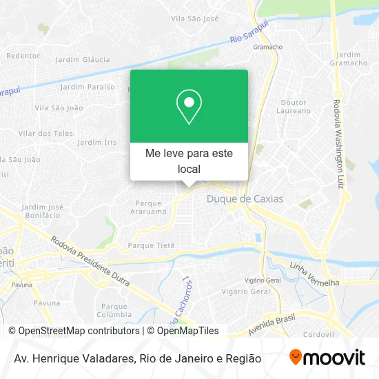 Av. Henrique Valadares mapa