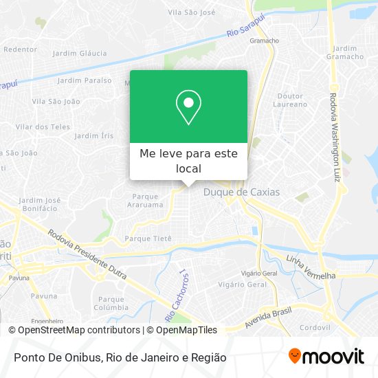 Ponto De Onibus mapa