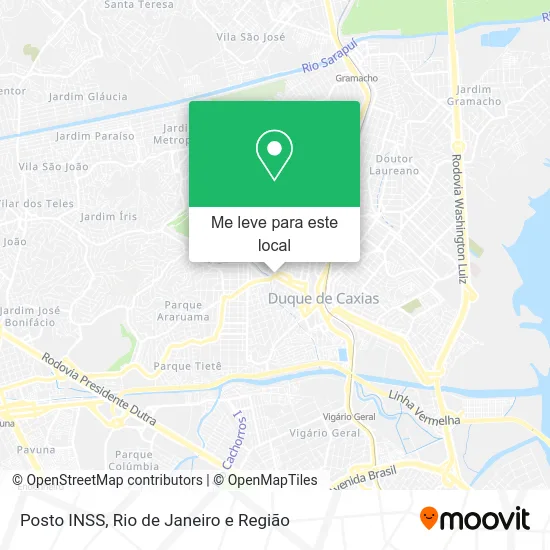 Posto INSS mapa