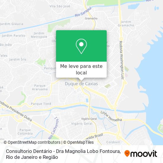 Consultorio Dentário - Dra Magnolia Lobo Fontoura mapa