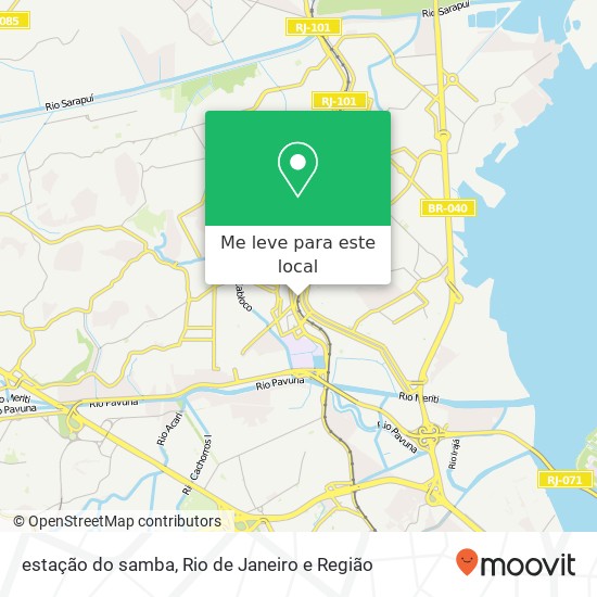 estação do samba mapa