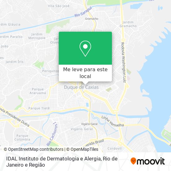 IDAL Instituto de Dermatologia e Alergia mapa