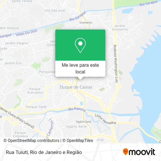 Rua Tuiuti mapa