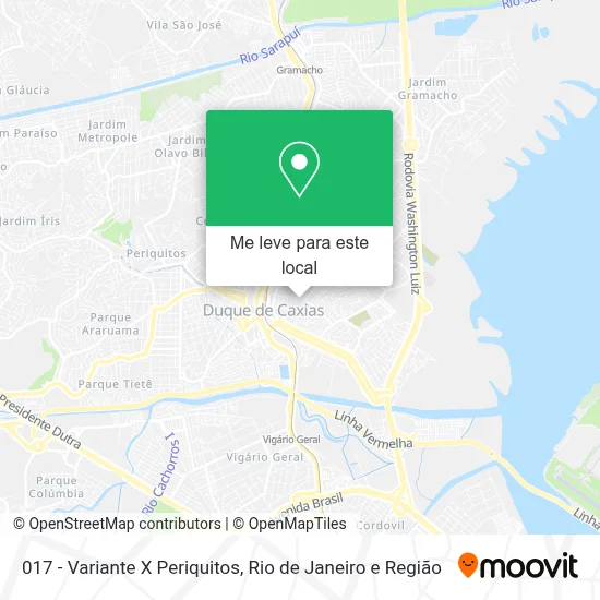 017 - Variante X Periquitos mapa