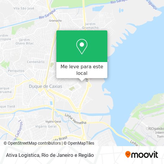 Ativa Logistica mapa