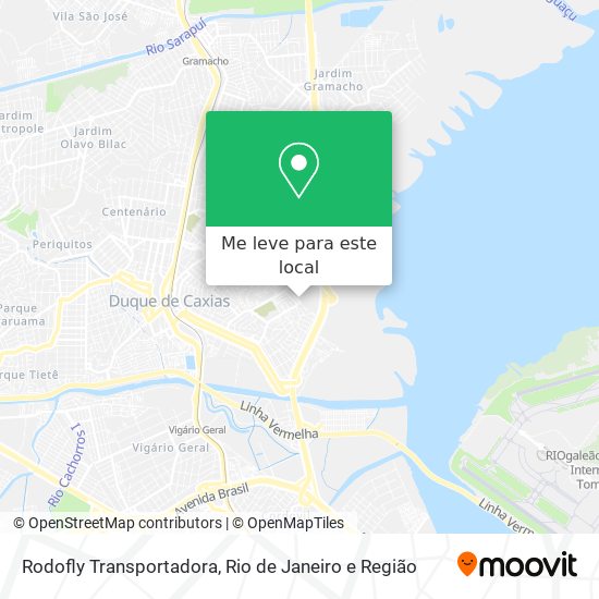 Rodofly Transportadora mapa