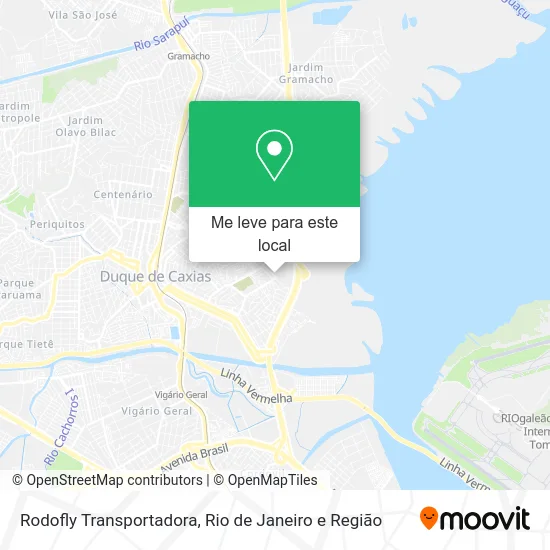Rodofly Transportadora mapa