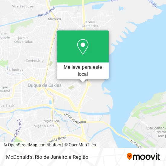 McDonald's mapa