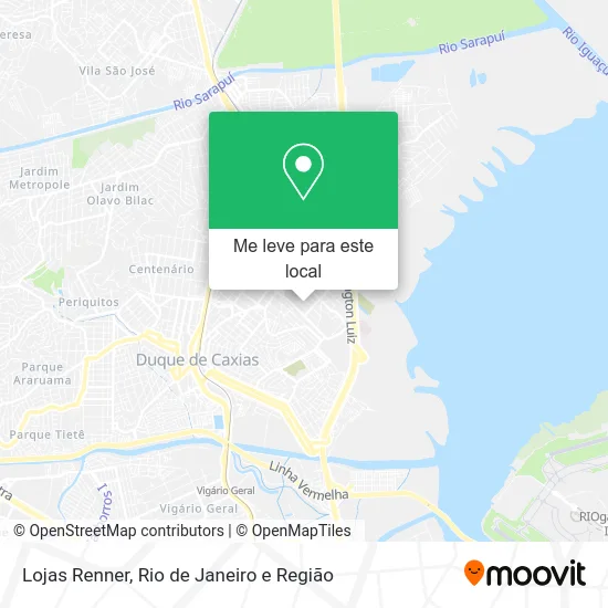 Lojas Renner mapa