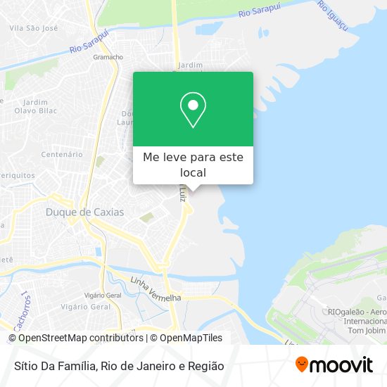 Sítio Da Família mapa