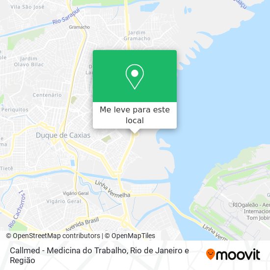 Callmed - Medicina do Trabalho mapa