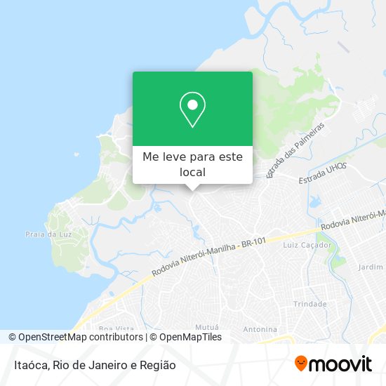 Itaóca mapa