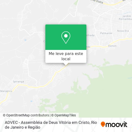 ADVEC - Assembléia de Deus Vitória em Cristo mapa