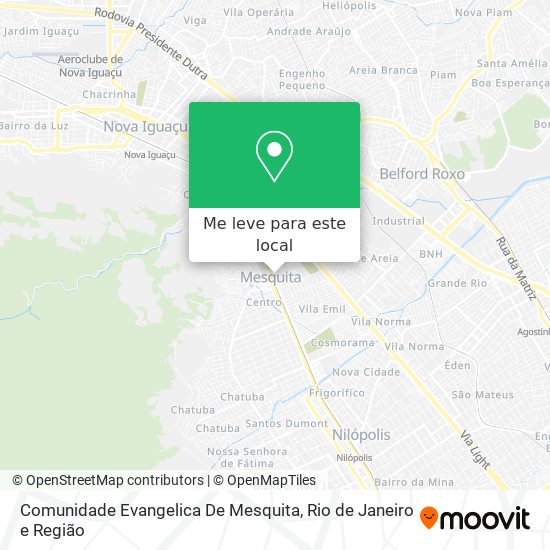 Comunidade Evangelica De Mesquita mapa