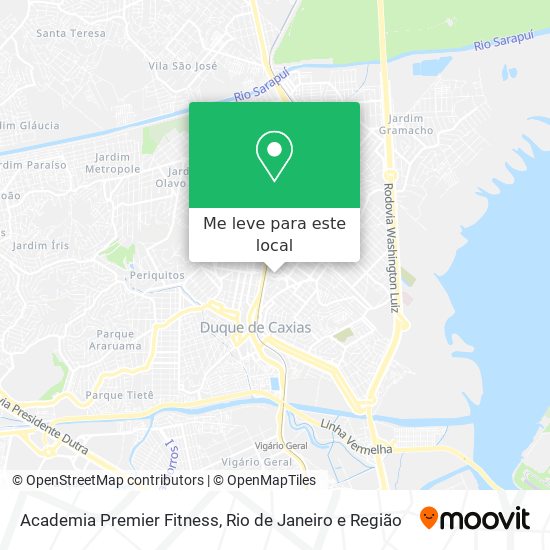 Academia Premier Fitness mapa