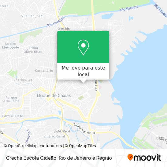 Creche Escola Gideão mapa