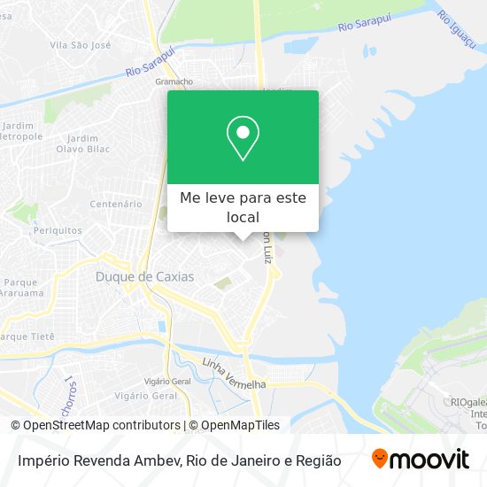Império Revenda Ambev mapa