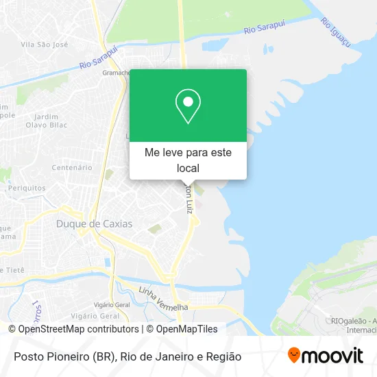 Posto Pioneiro (BR) mapa