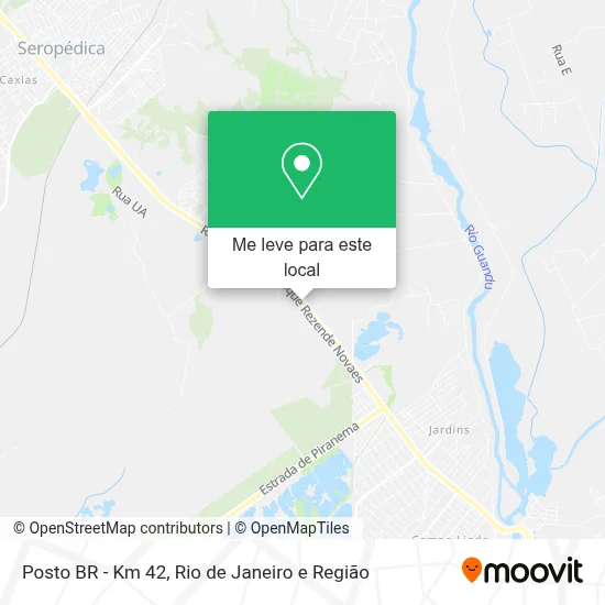 Posto BR - Km 42 mapa