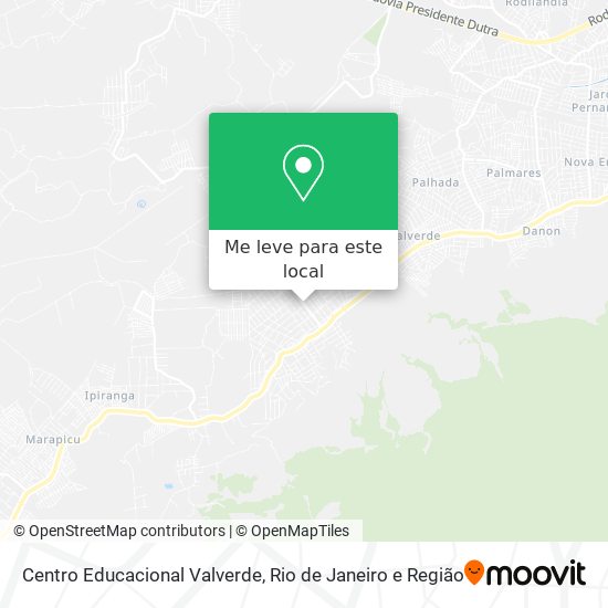 Centro Educacional Valverde mapa