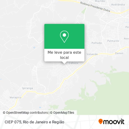 CIEP 075 mapa