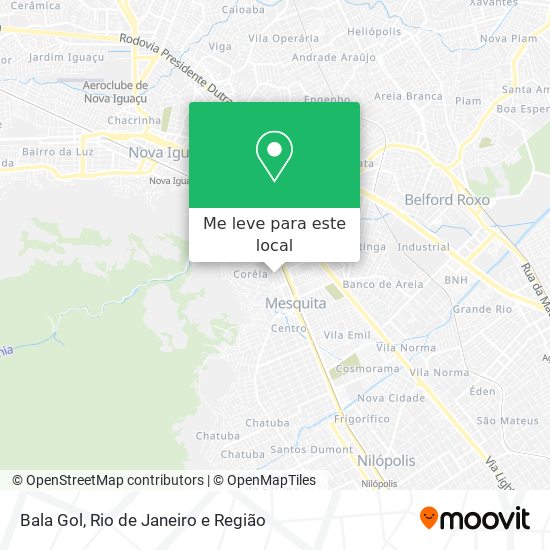 Bala Gol mapa