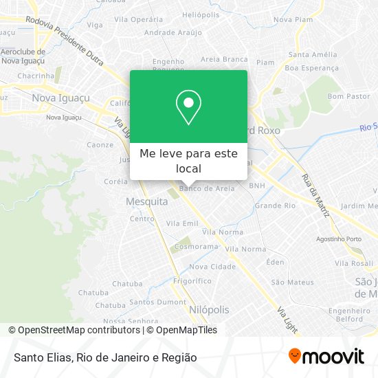 Santo Elias mapa