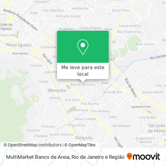 MultiMarket Banco de Areia mapa