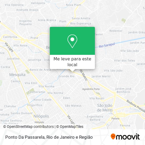 Ponto Da Passarela mapa