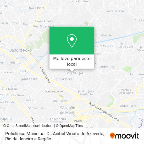 Policlínica Municipal Dr. Anibal Viriato de Azevedo mapa