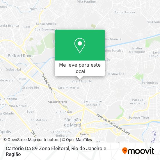 Cartório Da 89 Zona Eleitoral mapa