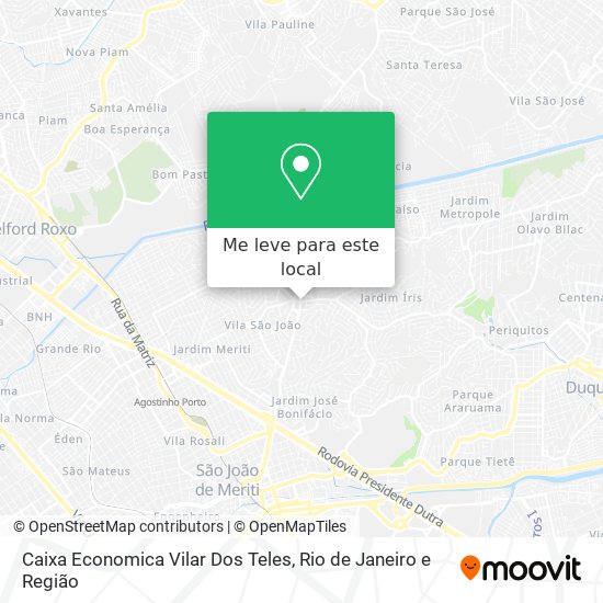 Caixa Economica Vilar Dos Teles mapa