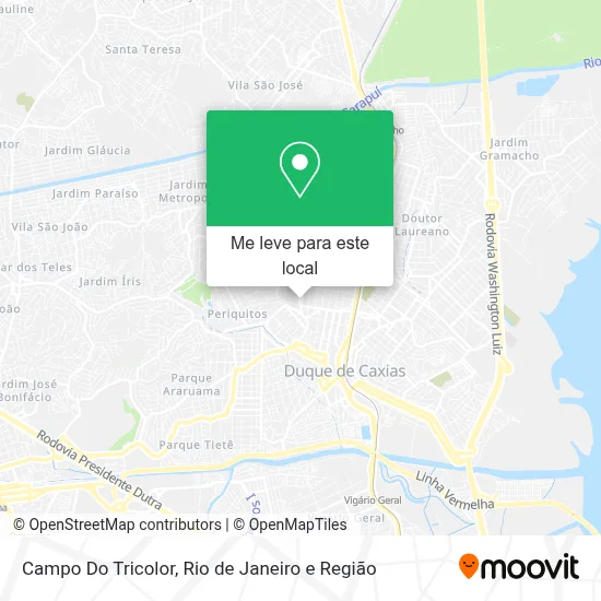 Campo Do Tricolor mapa