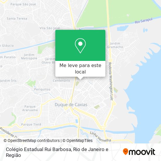 Colégio Estadual Rui Barbosa mapa