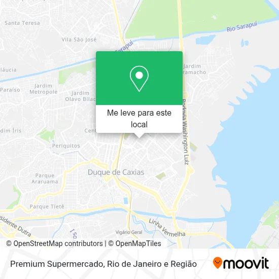 Premium Supermercado mapa