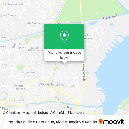 Drogaria Saúde e Bem Estar mapa