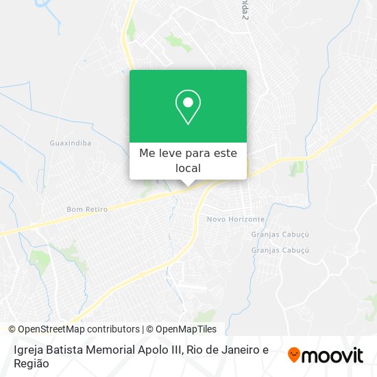 Igreja Batista Memorial Apolo III mapa