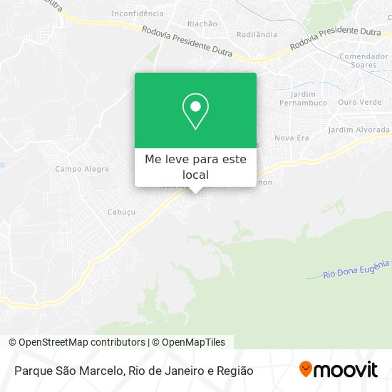 Parque São Marcelo mapa