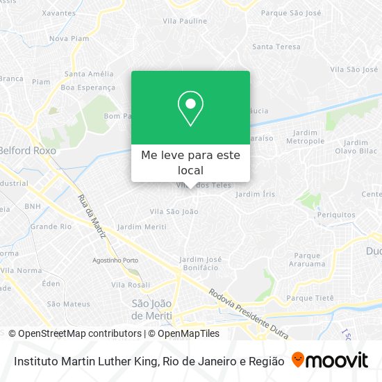 Instituto Martin Luther King mapa