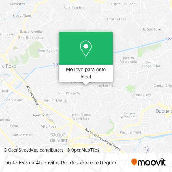Auto Escola Alphaville mapa