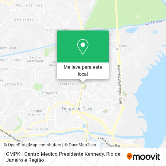 CMPK - Centro Medico Presidente Kennedy mapa