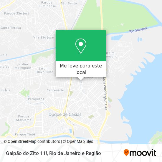Galpão do Zito 11! mapa