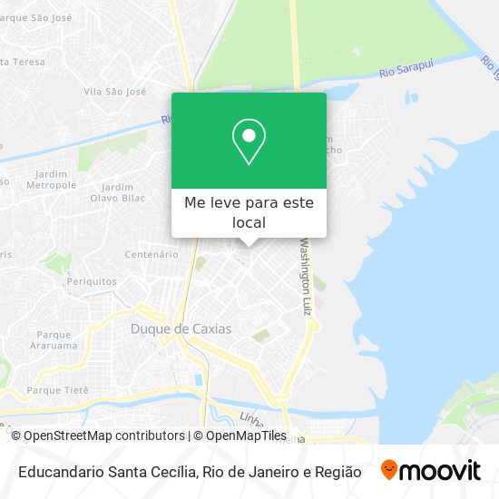 Educandario Santa Cecília mapa