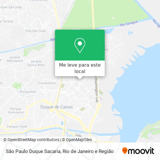 São Paulo Duque Sacaria mapa