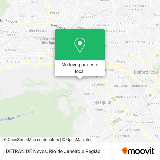DETRAN DE Neves mapa