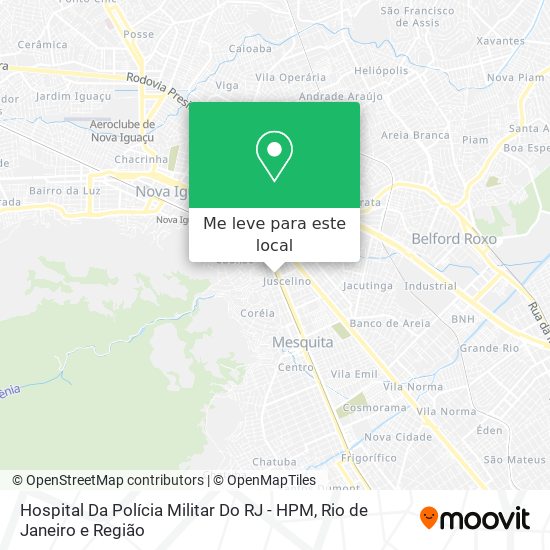 Hospital Da Polícia Militar Do RJ - HPM mapa