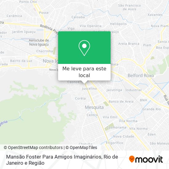 Mansão Foster Para Amigos Imaginários mapa
