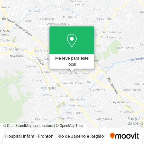 Hospital Infantil Prontonil mapa